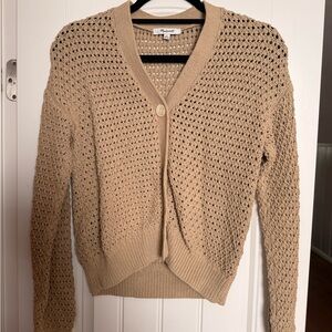 Madewell Tan Knit Women's Sweater
